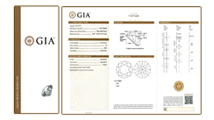 GIA钻石鉴定报告书(大)